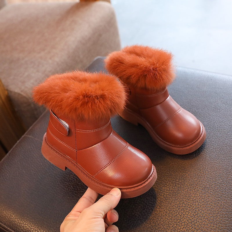 Children's Snow Boots Autumn And Winter Warm Chelsea Boots