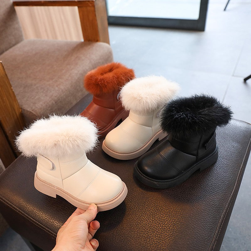Children's Snow Boots Autumn And Winter Warm Chelsea Boots