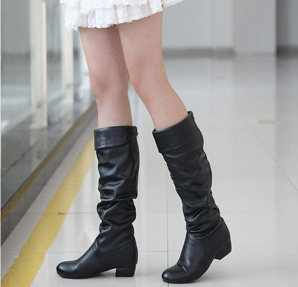 Boots, autumn winter, short and white, brown, black, high boots, ladies' boots.