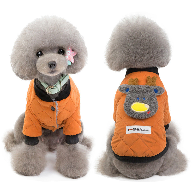 Dog Clothes Winter Padded Jacket Cute Autumn And Winter Clothes