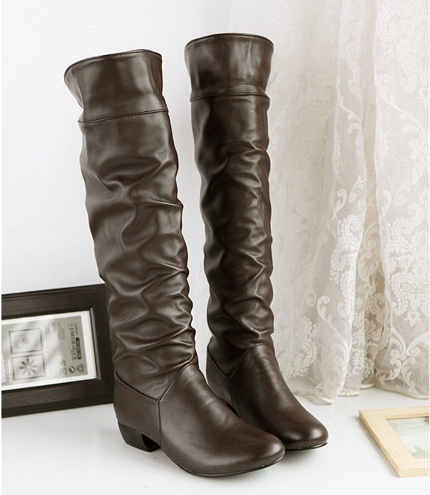 Boots, autumn winter, short and white, brown, black, high boots, ladies' boots.