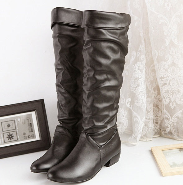 Boots, autumn winter, short and white, brown, black, high boots, ladies' boots.