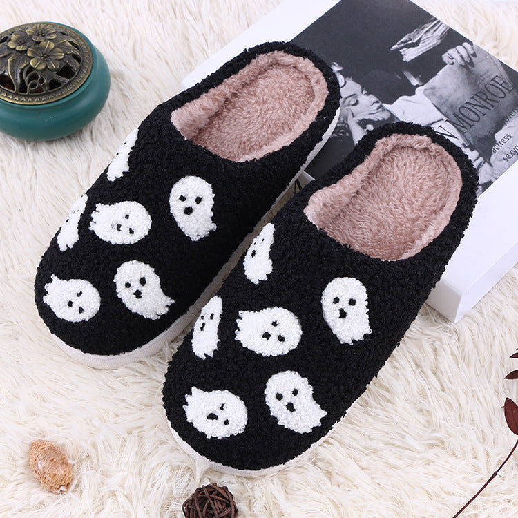 Cotton Slippers Cute Ghost Cartoon Home Cotton Shoes