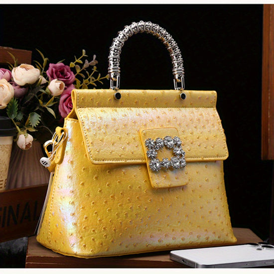 ValentineS Day Surprise Gift Choice Special Brand Genuine WomenS Handbag with Diamond Inlay New Fashionable 2025 Handbag Real Versatile Shoulder and Crossbody Bag It Has 10 Styles Easy to Handle