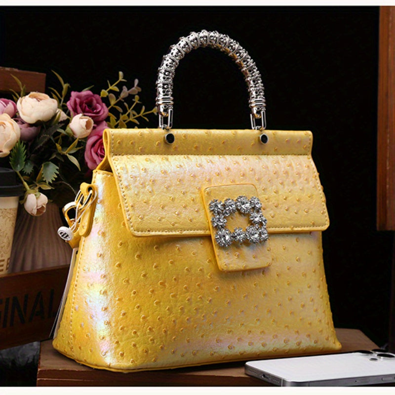 ValentineS Day Surprise Gift Choice Special Brand Genuine WomenS Handbag with Diamond Inlay New Fashionable 2025 Handbag Real Versatile Shoulder and Crossbody Bag It Has 10 Styles Easy to Handle
